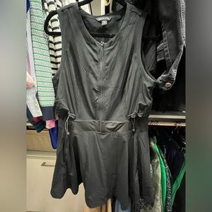 Athleta Topspin Dress Black size 14